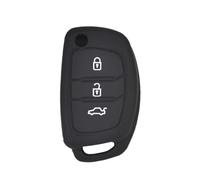DEMULAX Coque de Protection en Silicone for clé Voiture à 3 Boutons, télécommande sans, for Hyundai, for Elantra, Tucson i40 i20 i10 iX35 iX45, Creta, Santa Fe H-1 Étui pour clé de Voiture(Type 2)