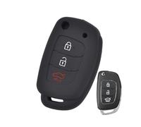 DEMULAX Coque de Protection en Silicone for clé Voiture, for Hyundai, Creta I20, Tucson, Elantra, Santa Fe 2016-2018 Étui pour clé de Voiture
