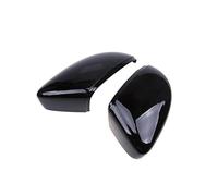DEMULAX Coques de rétroviseurs, for VW, for Beetle, CC, for EOS, for Passat, for Scirocco, coque protection, latéraux voiture Accessoire de couverture de rétroviseur noir brill