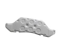 DEMULAX Coussin d'isolation de capot avant de voiture en coton, tapis de chaleur phonique, mousse de coton insonorisée avec boucle, for , for , GLA H247 2020 Isolation moteur(Silver)