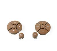 DEMULAX Couvercle de bouton-poussoir volant multifonction for Benz, W221 W216 S CL classe S280 S300 S350 S400 S600 2006 - 2021 Commutateur de commande automatique au volant(BLACK Beige)