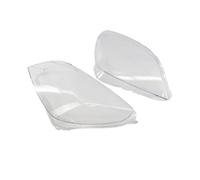 DEMULAX Couvercle de lentille de Phare Avant de Voiture, Abat-Jour Transparent, for Opel, Astra H 2004 2005 2006 2007-2010, Coque en Verre Transparente for Phare Avant Cache-phares de Voiture(Black 1
