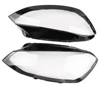 DEMULAX Couvercle de lentille de Phare Avant de Voiture for VW, for Golf, 7, for MK7, for GTI 2014-2017 Coque de Phare Transparente Abat-Jour Transparent Feux Avant Lentille de Phare Automobile(Black