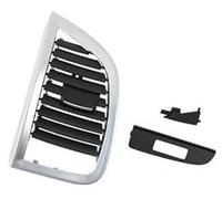 DEMULAX Couvercle de panneau grille sortie ventilation climatiseur A/C, for Q7 2006-2015 4L0820901 4L0820902 LHD RHD tableau bord avant gauche droite Grille d'aération de voiture(BLACK Front left)