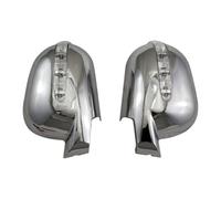 DÉMULAX Couvercles de rétroviseurs de Porte avec Accessoires de Voiture, for Mercedes-Benz, Classe M W163 ML 1997-2005 ABS chromé Couvercles de rétroviseurs extérieurs
