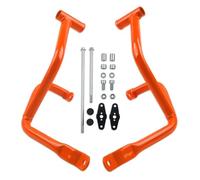 DEMULAX DUKE390 DUKE250 Duke 250 390 2017-2022 Protection Moteur Moto Crash Bar Cadre Pare-Chocs Contre Les Chutes Protection Contre Les Chocs pour Cadre de vélo(Orange)
