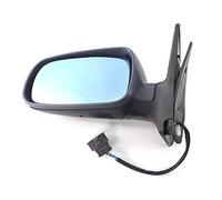 DEMULAX Ensemble de rétroviseurs extérieurs latéraux gauche et droit électriques, for VW, for Golf, for Bora, MK4 1998-2005 Remplacement du verre du rétroviseur de voiture(Left)