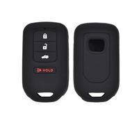 DEMULAX Étui de Protection en Silicone for clé télécommande Voiture à 4 Boutons, for Accord, EX EXL, for Civic, CRV Hrv, Pilot, Ridgeline 2016 2017 2018 Étui pour clé de Voiture