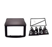 DEMULAX Fascia Double Din, for Mitsubishi, Pajero Sport Triton L200 Radio DVD panneau stéréo montage sur tableau de bord Kit de garniture d'installation Garniture du panneau DVD