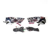 DEMULAX Feu antibrouillard LED DRL for pare-chocs avant de voiture avec faisceau câbles, for Toyota, PRADO 120 Series 2700 4000 LC120 2002-2009 Feux de brouillard