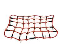 DEMULAX Filet de Toit for Bagages D90 D110, for Traxxas, TRX-4 Trx4 Rc Car 1/10 Scale RC Rock Crawler Galerie de Toit pour Voiture Jouet(Rot)