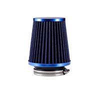 DEMULAX Filtre à air universel for voiture 3 pouces Kit de tuyau d'admission d'air froid for compresseur 76 mm Filtre à air pour voiture(BLUE)