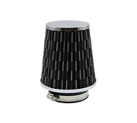 DEMULAX Filtre à air universel for voiture 3 pouces Kit de tuyau d'admission d'air froid for compresseur 76 mm Filtre à air pour voiture(CARBON A)