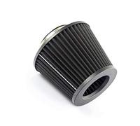DEMULAX Filtres à air universels for voiture 76 mm Supercharger Noir 3 pouces Capot d'air froid Filtre d'admission sport à haut débit for automobile Filtre à air pour voiture