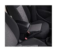 DEMULAX For Chevrolet, for Spark 2015-2023 Accoudoir de voiture Console centrale Boîte de rangement Accoudoir Accessoires de voiture Pièces Accoudoir de voiture(BLACK Black White)