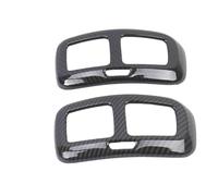 DEMULAX For Citroën, C5, for Aircross, cadre de garniture sortie d'air gauche et droite, autocollant décoratif en fibre carbone, panneau intérieur Moulures de ventilation automatique