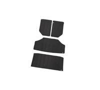 DEMULAX For Jeep, for Wrangler JK 2012-2017 Kit intérieur de coussin d'isolation thermique en coton for toit rigide voiture Isolation moteur(BLACK 4 Door Roof Black)