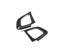 DEMULAX for Land, for Rover, for Range, for, Evoque 2012-2018, ABS Autocollant de Bouton Volant Voiture Accessoires intérieurs Autocollant décoratif pour Volant de Tableau de Bord(Wood Grain)