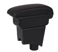 DEMULAX For NISSAN, for Almera G15 Accoudoir Voiture Accoudoir Boîte Protecteur Console Centrale Accoudoir Centre Boîte De Rangement Voiture Accoudoir de voiture(BLACK B1 3 USB)