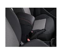 DEMULAX For Seat, for Leon Accoudoir de voiture Accoudoir de voiture Accoudoir Console centrale Boîte de rangement Accessoires Accoudoir de voiture(BLACK C-black Red Line)