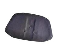 DEMULAX For Skoda, for Octavia, A5 2007-2015 capot moteur de voiture isolation phonique coton housse d'insonorisation Isolation moteur(Schwarz)