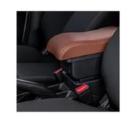 DEMULAX For Sx4 2006-2018 Console centrale de voiture boîte de rangement accoudoir avec USB accessoires intérieurs accessoires de voiture Accoudoir de voiture(BLACK A6 Brown No Usb)