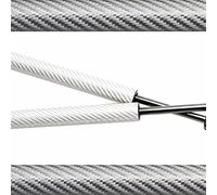 DEMULAX For Toyota, Cami J100 F500 Daihatsu Terios Taruna Perodua Kembara 1997-2005 capot avant modifier les entretoises Supports de levage amortisseurs chocs Vérin de capot(Silver carbon fiber)