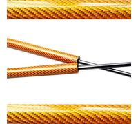 DEMULAX For Toyota, Mark X X130 2009-2019 berline capot avant entretoises de levage Supports amortisseurs à ressort amortisseur accessoires tige Vérin de capot(Orange carbon fiber)