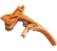 DEMULAX Gâchette d'accélérateur 4140 180 1500, for coupe-bordures STIHL FS38 FS45 FS46 FS55 FS55C FS55R HL45 FC55 KM55 KM55C KM55R, remplace 182 1000 Pièces de tondeuse à gazon