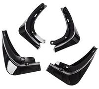 DEMULAX Garde-boue de voiture Accessoires, for Tesla, for modèle 3 2022 en fibre carbone ABS Module de roue à vide pour robot(Schwarz)