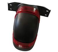 DEMULAX Garde-Boue, for Speedual, for Zero,10x, for, Accessoires de Couverture Roue Scooter électrique, pièces Rechange Garde-Boue Garde-Boue pour Scooter(Black Front)