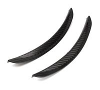DEMULAX Garde-boue universel en Fiber de carbone for voiture, 2 pièces, 24.5cm, garde-boue, arc, roue, sourcil, lèvre, camion, SUV Garde-boue