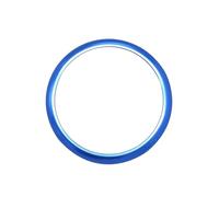 DEMULAX Garniture autocollante d'anneau Circulaire de Bouton de Volume multimédia de Volant de Voiture, for BMW, for X3 G01 X4 G02 2018 2019 2020 2021 2022, Accessoires Autocollant pour Volant(Blue)