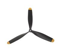 DEMULAX Hélice à 3 pales for Volantex RC, for avion Spitfire 761-5 P-51D 761-8 F4U 761-9 T28 761-11 BF109 761-12 Lames de rechange pour hélice de drone