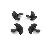 DEMULAX Hélice CW CCW à Essence 3 pales, 2 Paires, for Bateaux RC Monter soi-même, Double Moto D32/35/36/52/55mm, hélices en Nylon Hélice de Bateau RC(D52 x 4.8mm)