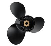 DÉMULAX Hélice de Bateau 58100-93733-019, for Suzuki, 15-20HP 9 1/4X10 hélice de Moteur Hors-Bord en Alliage d'aluminium 3 pales Hélice Hors-Bord pour Bateau