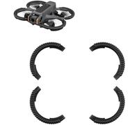 DEMULAX Housses de protection anti-collision for hélices de drone DJI AVATA2, anneau de protection fluorescent, housses de protection en TPU, accessoires Protection d'hélice de drone(Schwarz)