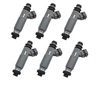 DEMULAX Jeu de buses d'injecteurs de carburant 6 pièces/lot, for Mazda, 323 F BG Bj 94, for Mazda, Protege 1,5L, for Mazda, 1.5 1.6 195500-3110 1955003110 Remplacement de l'injecteur de carburant