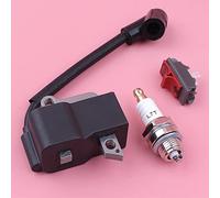 DEMULAX Kit de bougie d'allumage for interrupteur d'arrêt bobine, for Husqvarna, pièce rechange for outil coupe 235R 232R 225R 232L 240RJ 227R 235FR Interrupteur marche/arrêt pour tronçonneuse