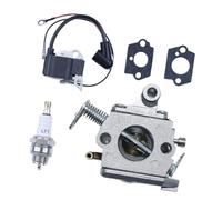 DEMULAX Kit de carburateur, bobine d'allumage, bougie d'allumage, for tronçonneuse STIHL 017 018 MS170 MS180 MS 170 180, pièces détachées Bougie d'allumage pour tondeuse à gazon