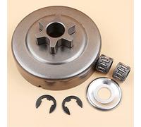 DEMULAX Kit de clips de roulement de tambour d'embrayage d'entraînement par chaîne, for STIHL, 017 018 MS170 MS180 MS210 MS230 MS250 021 023 025 Pièces de tronçonneuse Tambour d'embrayage pour tronçon