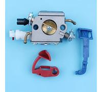 DEMULAX Kit de commande levier starter carburateur, 357XP 357 359 359EPA, pièce rechange style 2 conduites carburant Interrupteur marche/arrêt pour tronçonneuse