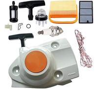 DEMULAX Kit de démarrage avec filtre à air et kit mise au point for tronçonneuses béton STIHL TS410, TS420, TS480i TS500i. Remplace les références OEM 4238 190 0300 140 4401 Kit de filtre à air