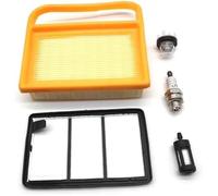 DEMULAX Kit de filtre à air 4238 140 4401 avec poire d'amorçage et réglage du carburant, for tronçonneuse à béton STIHL TS410 TS420 Kit de filtre à air