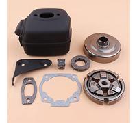 DEMULAX Kit de joint jante pignon tambour d'embrayage 3 8, for Husqvarna, 51 55, for Rancher, pièces rechange for scies à chaîne Kit de réparation d'embrayage de tondeuse à gazon