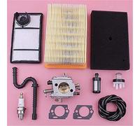 DEMULAX Kit de mise au point du filtre à air carburateur, for tronçonneuse STIHL, TS400 Tillotson HS-274E 42231200652, 42231200600 avec poire d'amorçage for conduite carburant Kit de filtre à air
