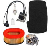 DEMULAX Kit de mise au point filtre à air, pré-nettoyeur, carburateur, bobine d'allumage, bougie, carburant, for moteur tronçonneuse Partner, K650 K700, 506-22-42-01 506 22 63-01 Kit de filtre à air