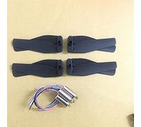 DEMULAX Kit de protection de moteur à engrenages, bras de fixation | d'hélice de pales, anneau de protection, moteur à engrenages, for drone quadricoptère SG-907 SG907 RC