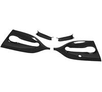 DEMULAX Kit de remplacement couvercle cuvette poignée porte extérieure couleur fibre carbone, pour deux C453 53 2016-202, pour autocollant Garniture automatique extérieure