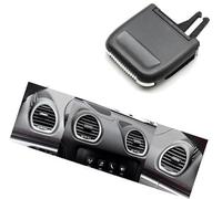 DEMULAX Kit de réparation curseur Clip calandre ventilation climatisation avant voiture intérieure, for Boxster, for Cayman 2016 - 2021 Pièce de fixation pour grille d'aération de véhicu(BLACK 1pc)